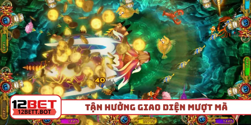 Tận hưởng giao diện mượt mà tại bắn cá xèng 2 live